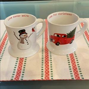 Cute Christmas mug set